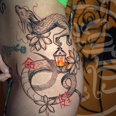 tatuagem dragão chines