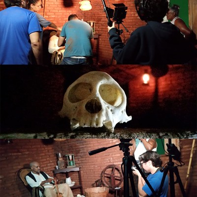 Bastidores filme "Seu Constantino"