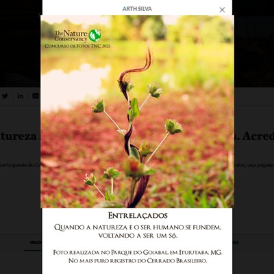 Selecionado - Concurso MUNDIAL - TNC - The Nature Conservancy - 2023