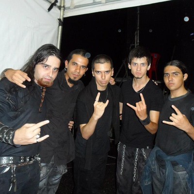 Banda lycanthropy com seu 2º vocalista: Otavio de Carvalho